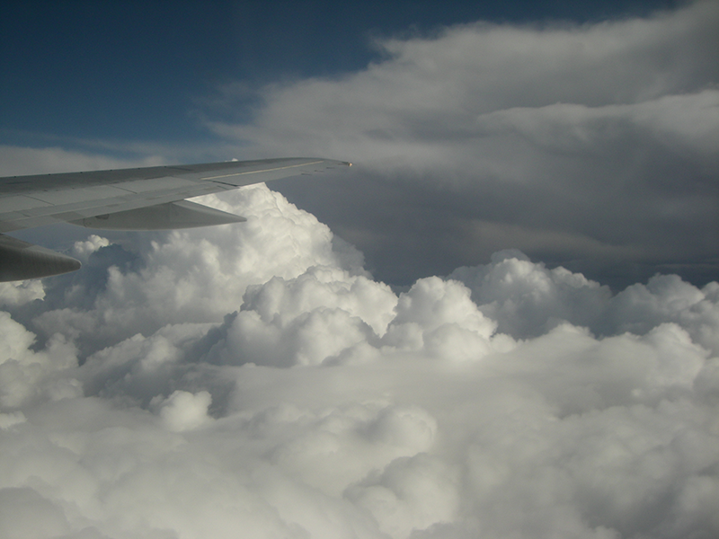 Über den Wolken - Flugzeug