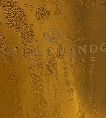 goldener Sektkübel